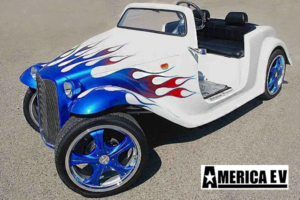 roadster golf cart, america ev golf cart, california roadster golf cart