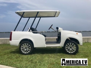 ev calibur golf cart, america ev ev calibur, luxury golf cart