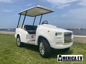 ev calibur golf cart, america ev ev calibur, luxury golf cart